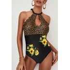 Black Floral Leopard...